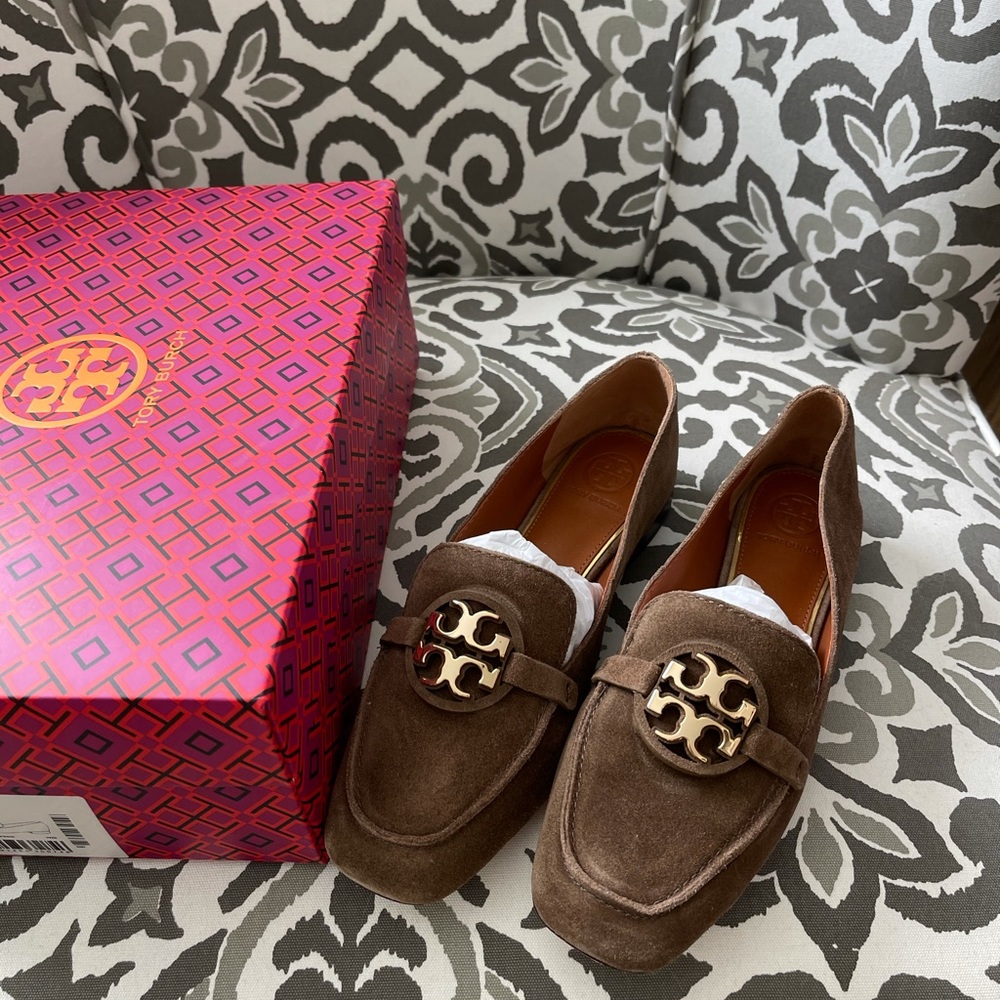 Tory Burch miller loafer suede. Like new. No box.